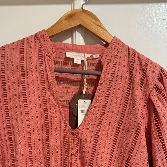 Anthropologie - Forever That Girl Eyelet Mini Dress - Picture 9 of 15